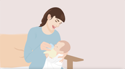 الرضاعة  في حالات غياب الام